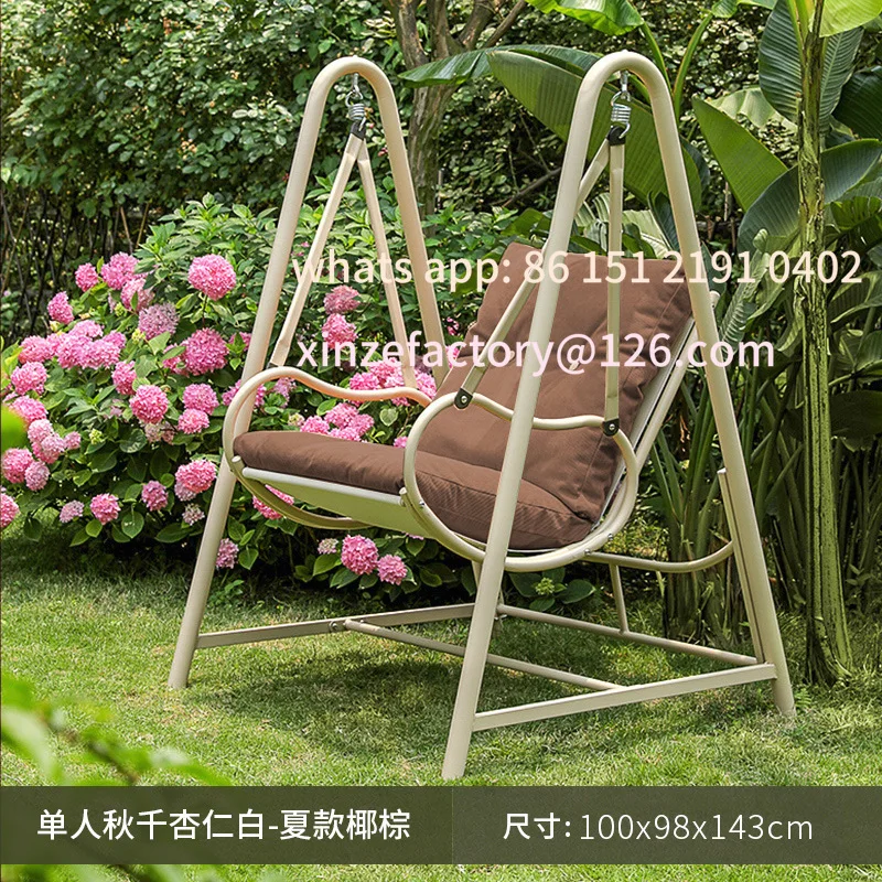 

Customizable Hanging Basket Chair Balcony Household Single Swing Chair Indoor Rocking Chair