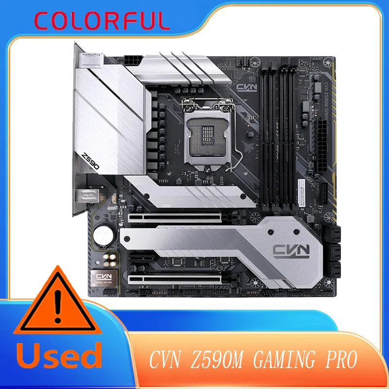 

Colorful CVN Z590M GAMING PRO Motherboard Intel Z590 LGA 1200 128GB DDR4 M-ATX