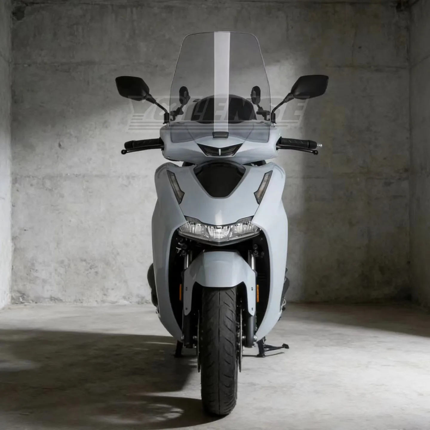 Universal Front Windshield Windscreen Motorcycle Scoote Wind Deflector With Bracket For FOR KYMCO LIKE 50 125 200I 2009-2023