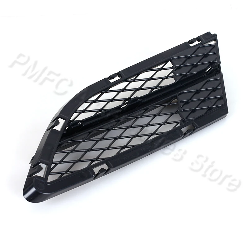 PMFC For BMW E90 E91 2009 2010-2012 Car Front Bumper Lower Fog Light Grille Cover Mesh Car Accessories 51117198901 51117198902