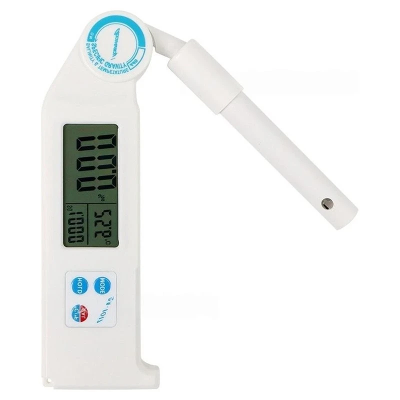 AC23-A Foldable Salinity Meter Tester For Measuring Water Quality, Including Specific Gravity,And Temperature Testing