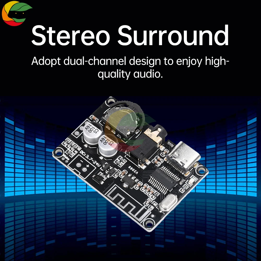 Bluetooth Audio Receiver board Bluetooth 5.0 mp3 lossless decoder board Wireless Stereo Music Module XY-WRBT Micro USB/Type-C