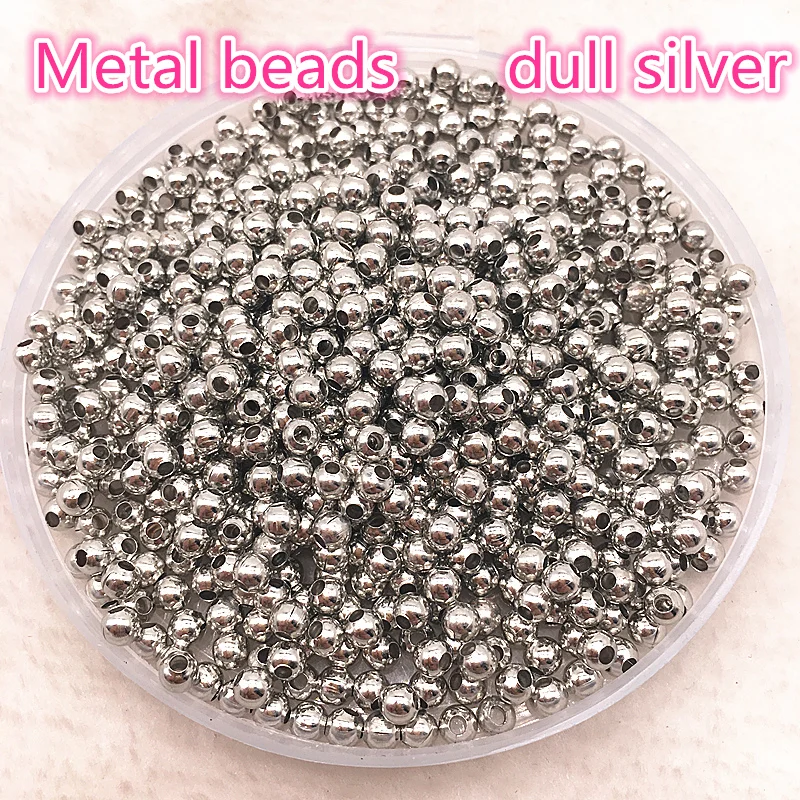3mm-8mm Metal Beads for Jewelry Making