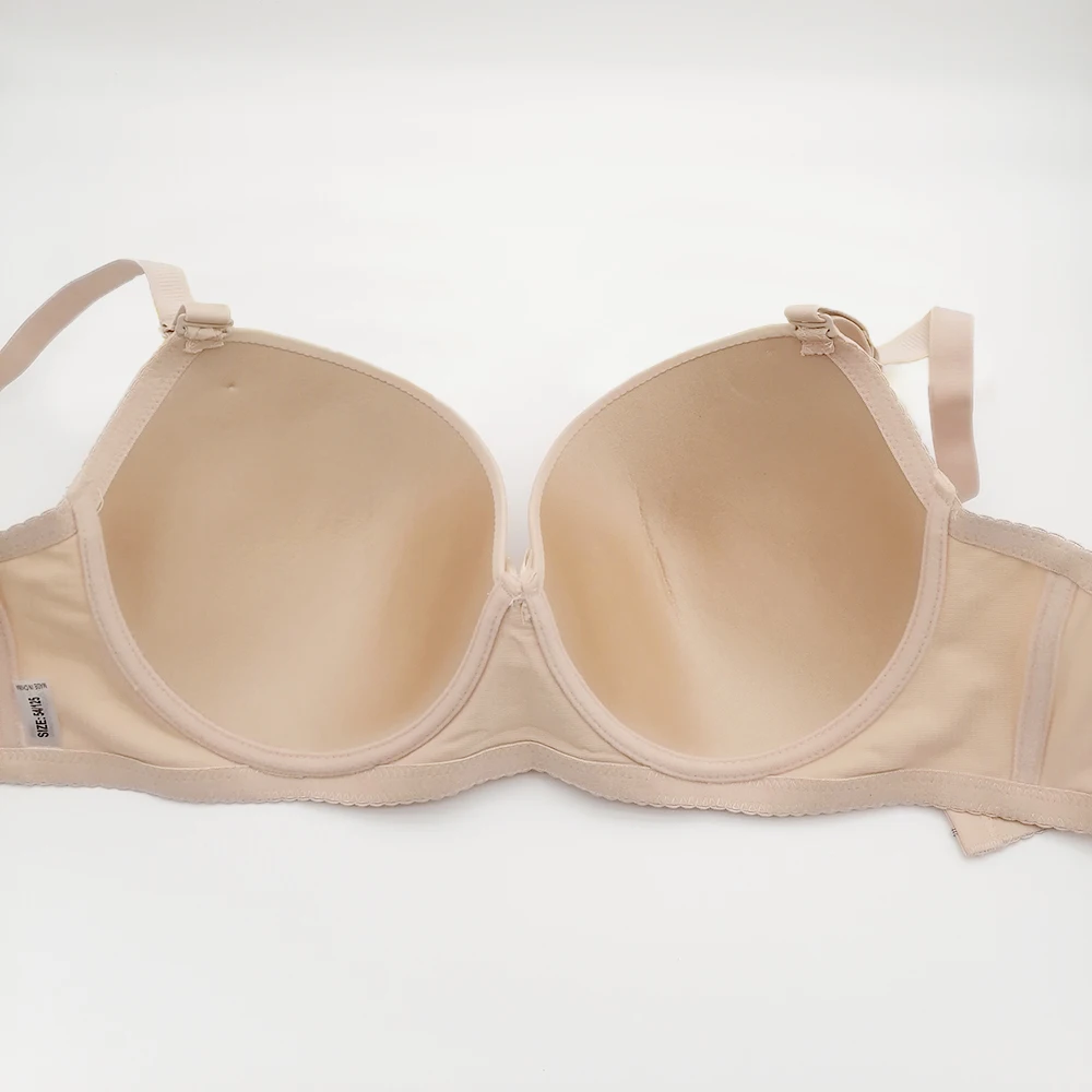 Solid F G Cup Bra Top Plus Size 105F 105G 110F 110G 115F 115G 120F 120G Bras for Women Push Up Underwire Cotton BH B01 Soft BHS image 4