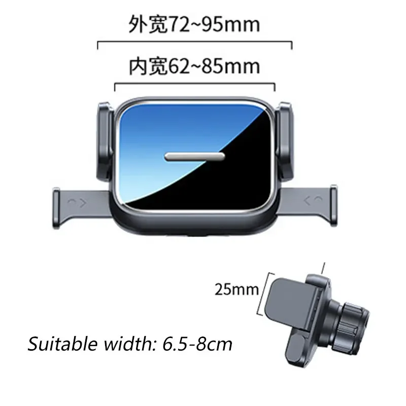 قاعدة حامل هاتف السيارة لأودي Q7 Q8 4M 2019-2023 حامل قابل للدوران يتصاعد بيد واحدة ملحقات قوس التشغيل