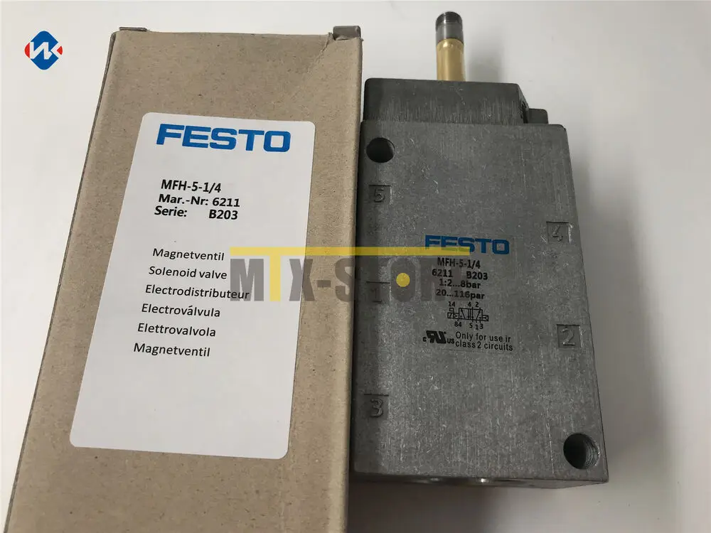 

1pcs New Festo Solenoid Valve MFH-5-1/4 MFH51/4 6211