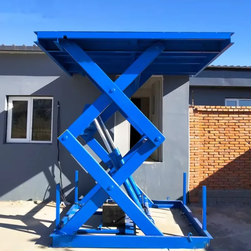 Customized 1-50T Electric Hydraulic Fixed Scissor Lift Platform Heavy Duty Large Size High Load Capacity Lift Table