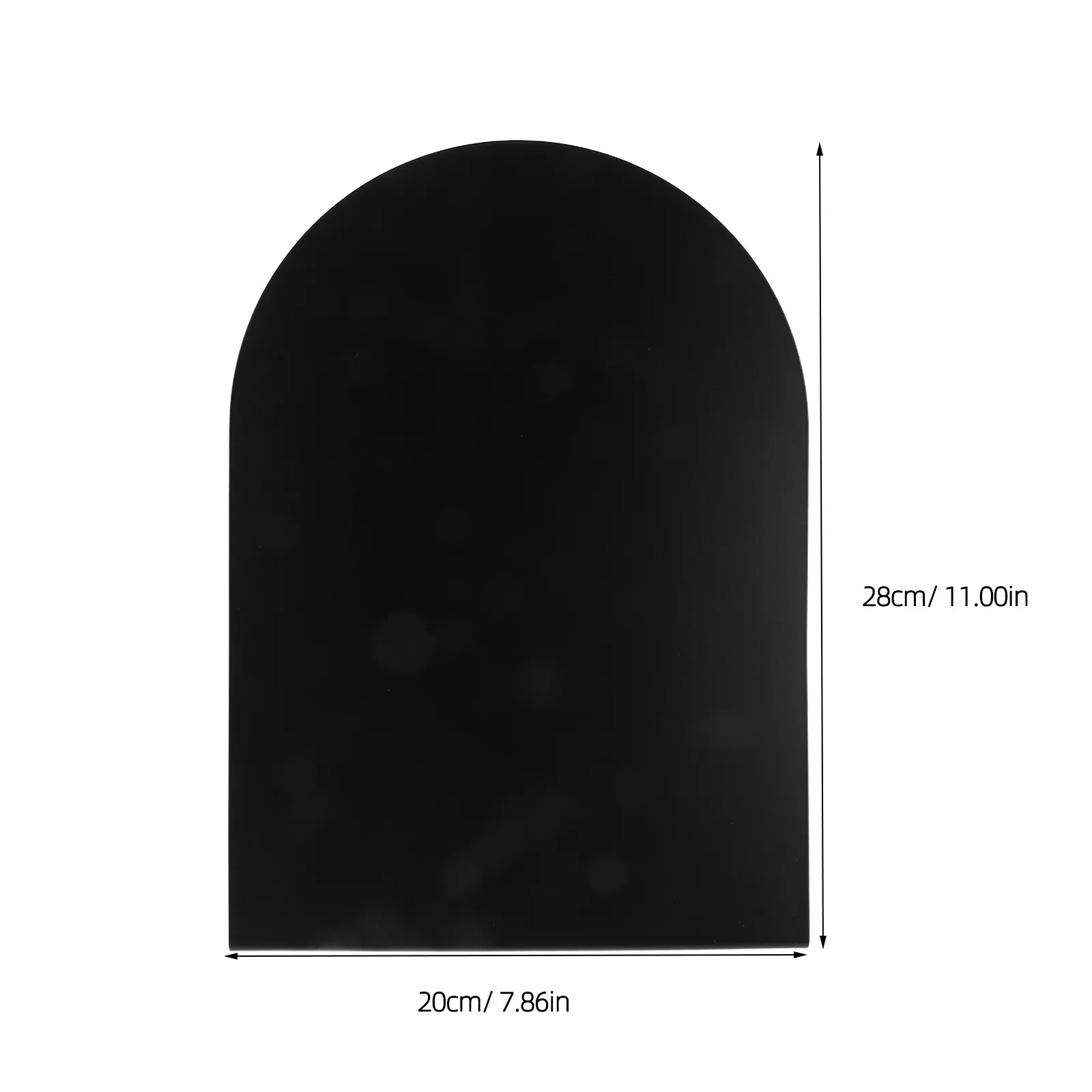 Stylish Magnetic Memo Board Desktop Standing Bulletin Board for Office Home Decor Organizer Note Reminder Message Display Black