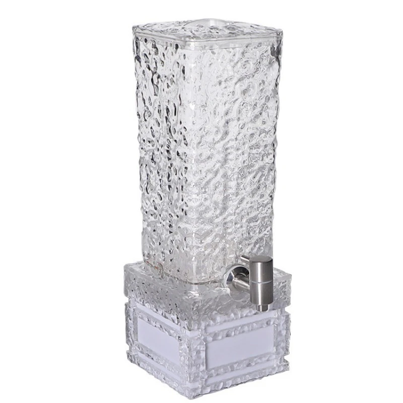 

Bar glowing ice patterned beer barrel, stainless steel faucet, KTV dedicated juice and cola container