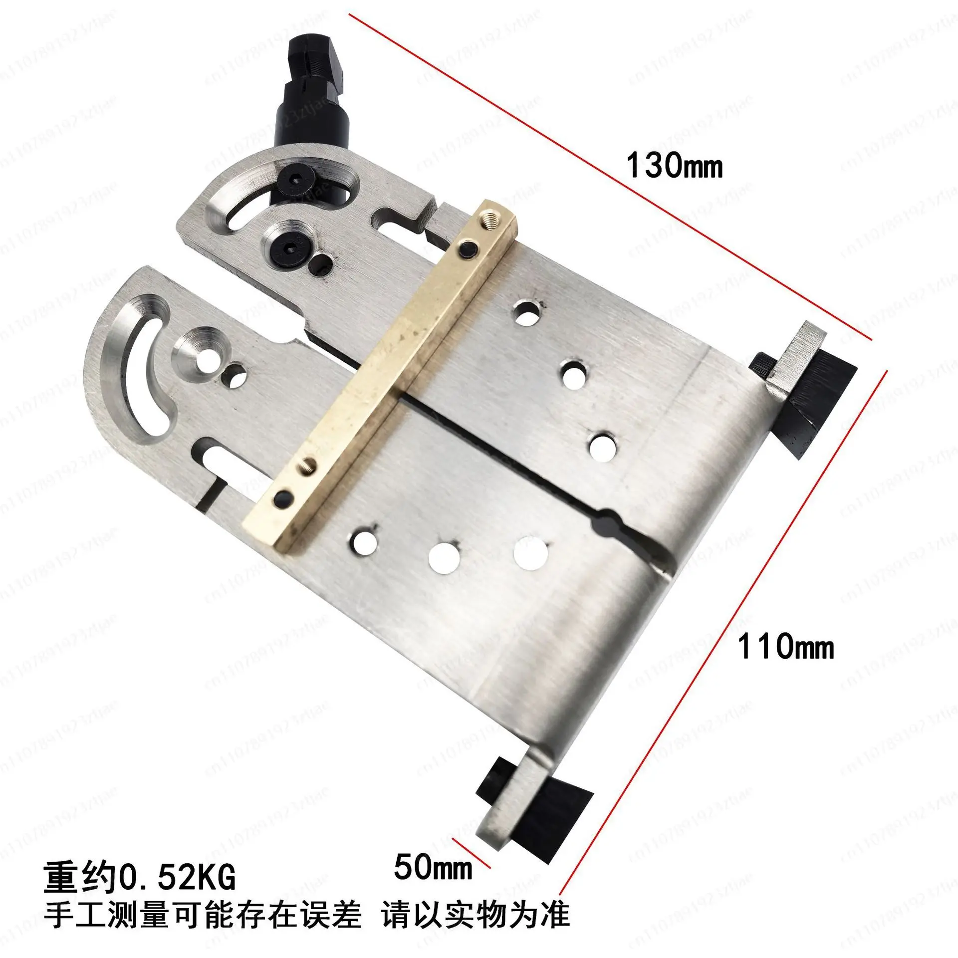 No-Drill Portable Bench Vise / Clamp - for Jewelry Workbench, Goldsmithing & Craft Table