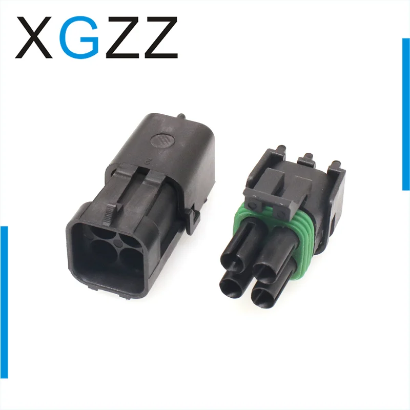 4 Pin Double Row Waterproof Car Sensor Connector Plug 12015792