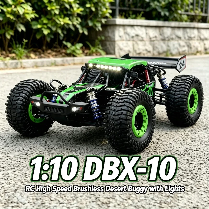 Hot ZD Racing DBX-10 1/10 Remote Control Desert Truck Off-Road Vehicle Brushless 80Km/h High-Speed RC 4WD Drive Model With Light