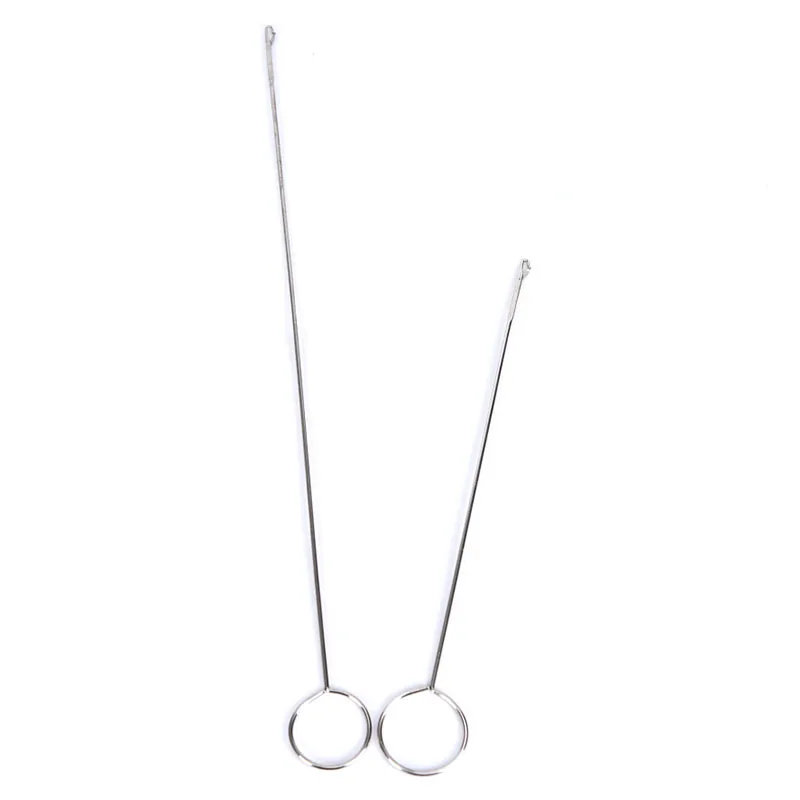 1PC/2pcs  Stainless Steel Sewing Loop Turner Hook For Turning Fabric Tubes Straps Belts Strips For Handmade DIY Sewing Tools