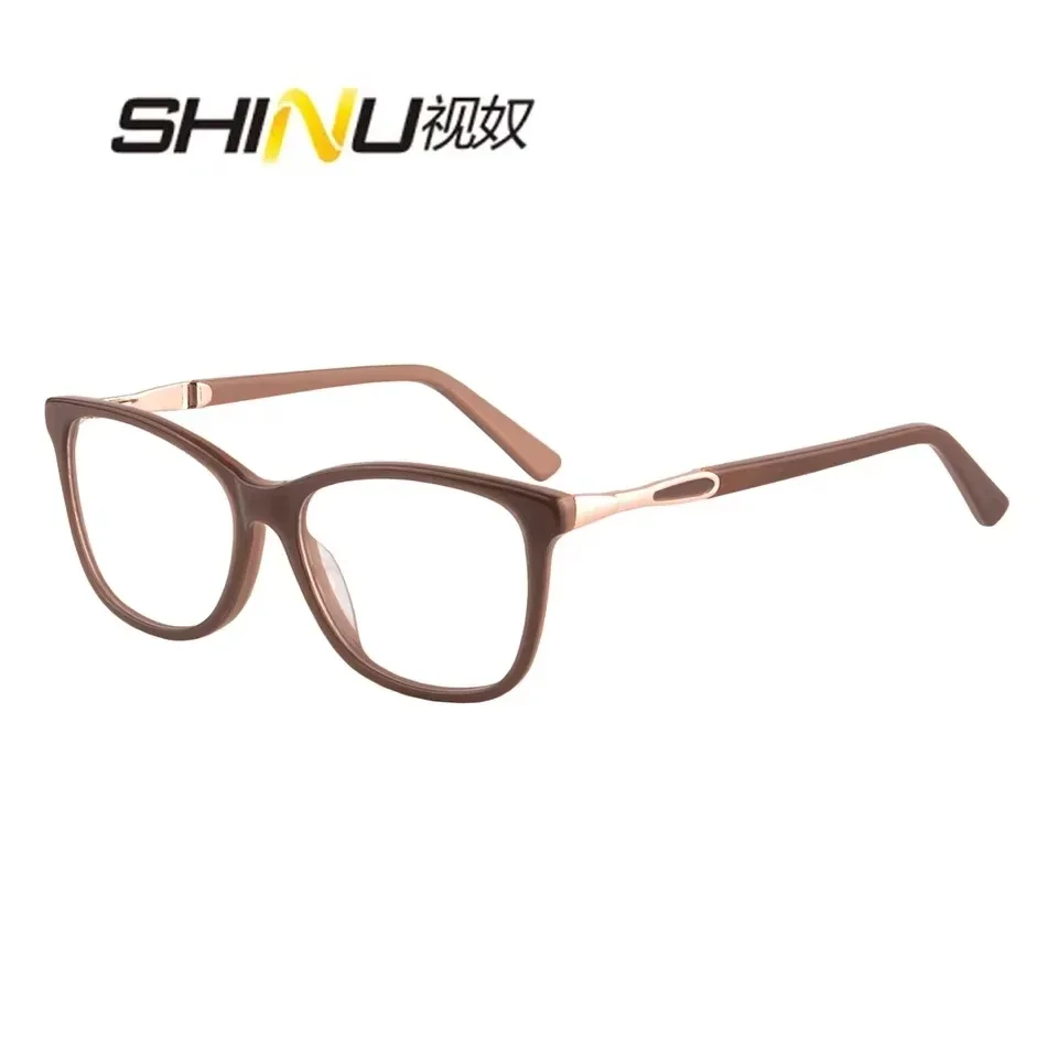 累進老眼鏡処方女性眼鏡近視メガネフォトクロミック多焦点光学レンズレシピ付き