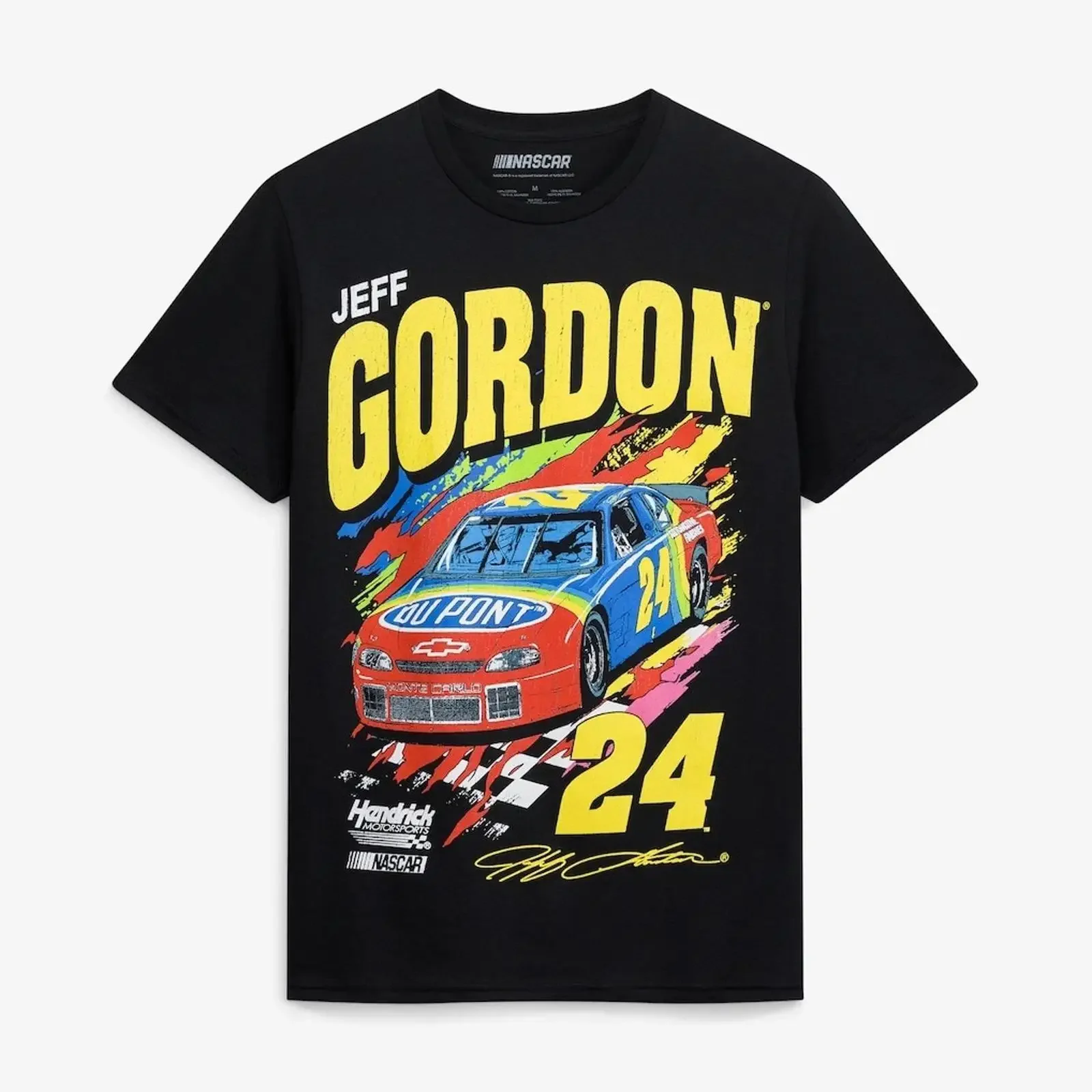 Jeff Gordon Mens Racing T Shirt Isaac Morris Fan  vintage Washed Top For Everyday Wear Stylish fashion Stretched Unisex