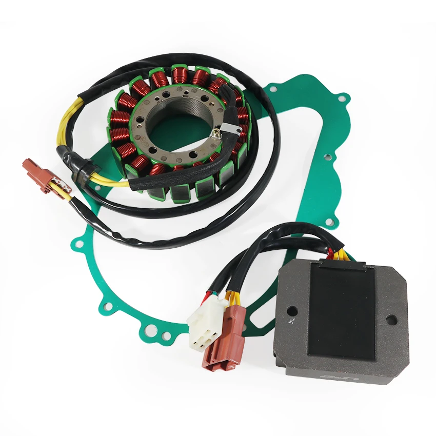 

Motorcycle Stator Coil & Regulator Rectifier& Gasket Generator Cover Set For Aprilia RST1000 Futura ETV1000 Capo Nord 2001-2007