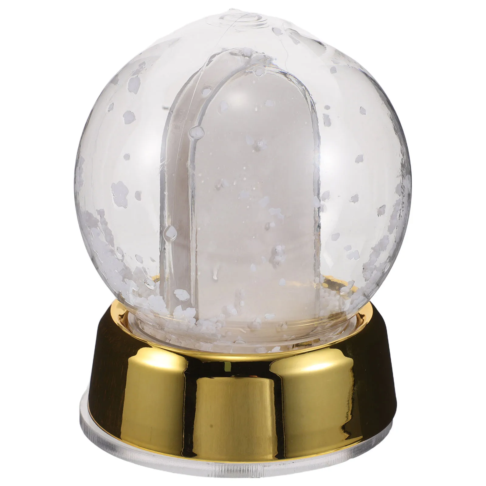 

Blank Photo Snow Globe 11x8cm Sublimation Technology DIY Christmas Craft Kit for Holiday Home Decoration Clear Plastic Display