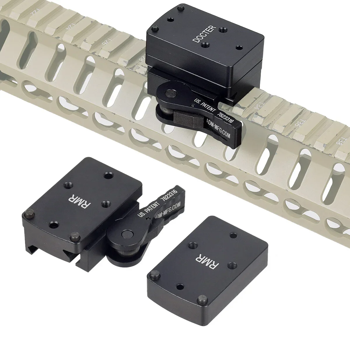 الصيد المشارك Witness البصريات الناهض جبل RMR طبيب ريد دوت نطاق التكتيكية منعكس البصر QD لوحة ل 20 مللي متر السكك الحديدية الادسنس AR15 M4 #1