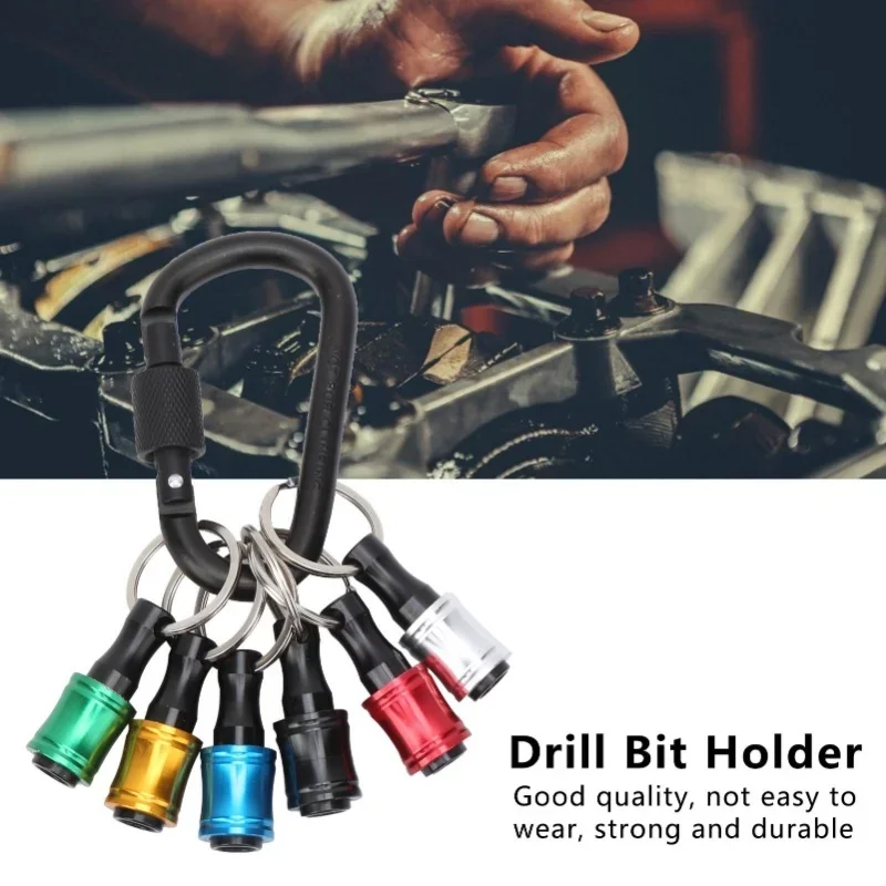 

color key chain quick-change extension rod 1/4 hexagon handle changeover rod screwdriver quick-release sleeve tool set