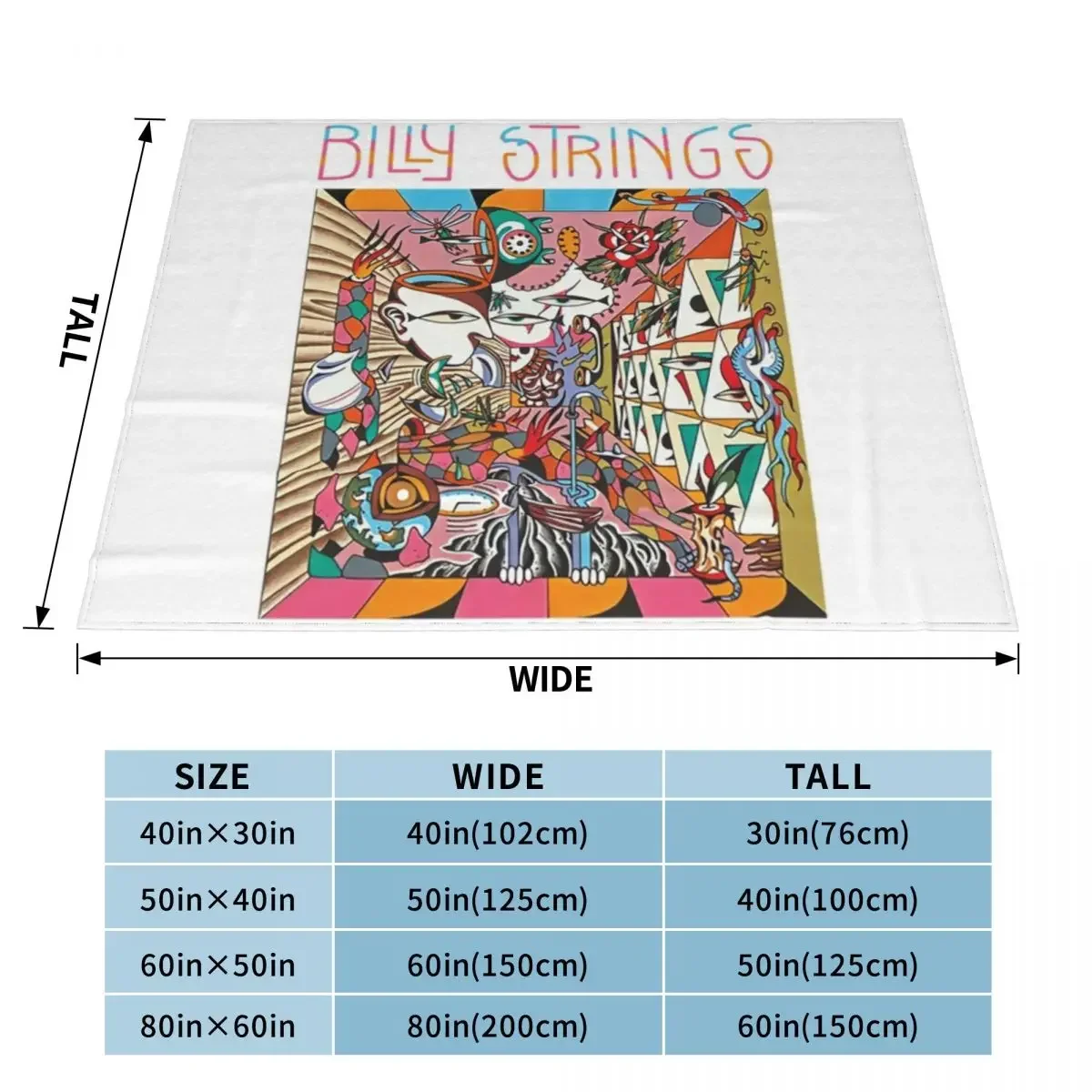 Billy Strings T-ShirtBilly Billy Throw Blanket Beautifuls For Sofa Thin Beach Blankets