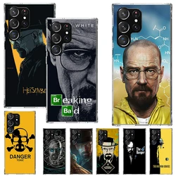 Breaking Bad WalterWhite Phone Case For Samsung Galaxy S24 S23 S22 S21 Ultra S20 FE S10 Plus S10E S9 S8 + Soft Cover Shell