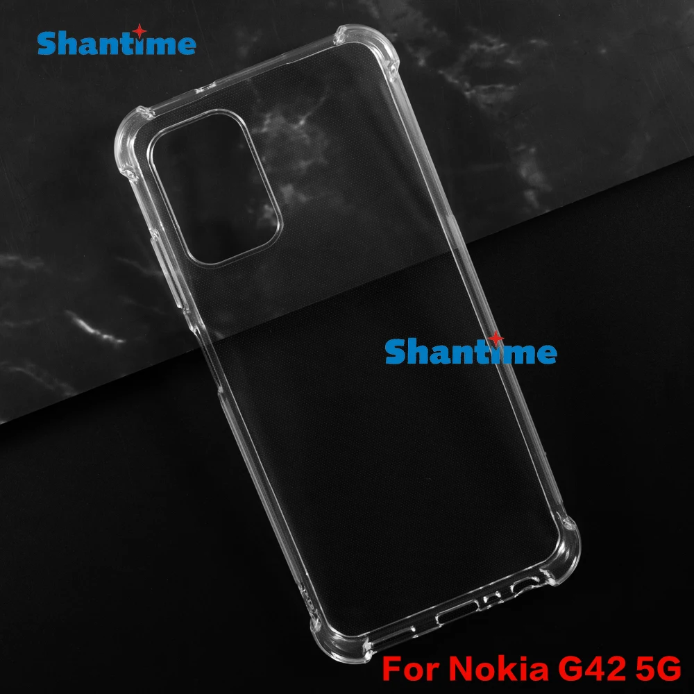 Designed for Nokia G42 5G Case Crystal Clear Non-Yellowing Military-Grade Drop Protection Slim Shockproof Cover