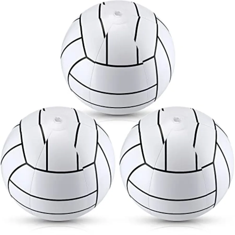 

12 Inch Inflatable Volleyball Beach Ball Pool Ball Volleyball Party Supplies for Adults Summer Beach Water Swimming Pool Access
