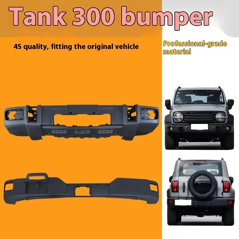 For Original Tank 300 Front and Rear Bumper ABS Anti-Collision Upgrade for Autos New Condition Upper Lower Position Rear Bumper