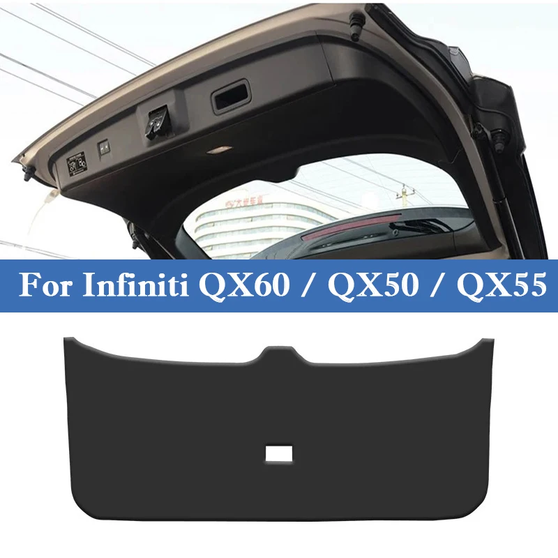 

For Infiniti QX60 QX50 QX55 Car Trunk Door Anti Kick Pad Tailgate Anti-Scratch Protection Mat Cargo Liner Interior Accessories