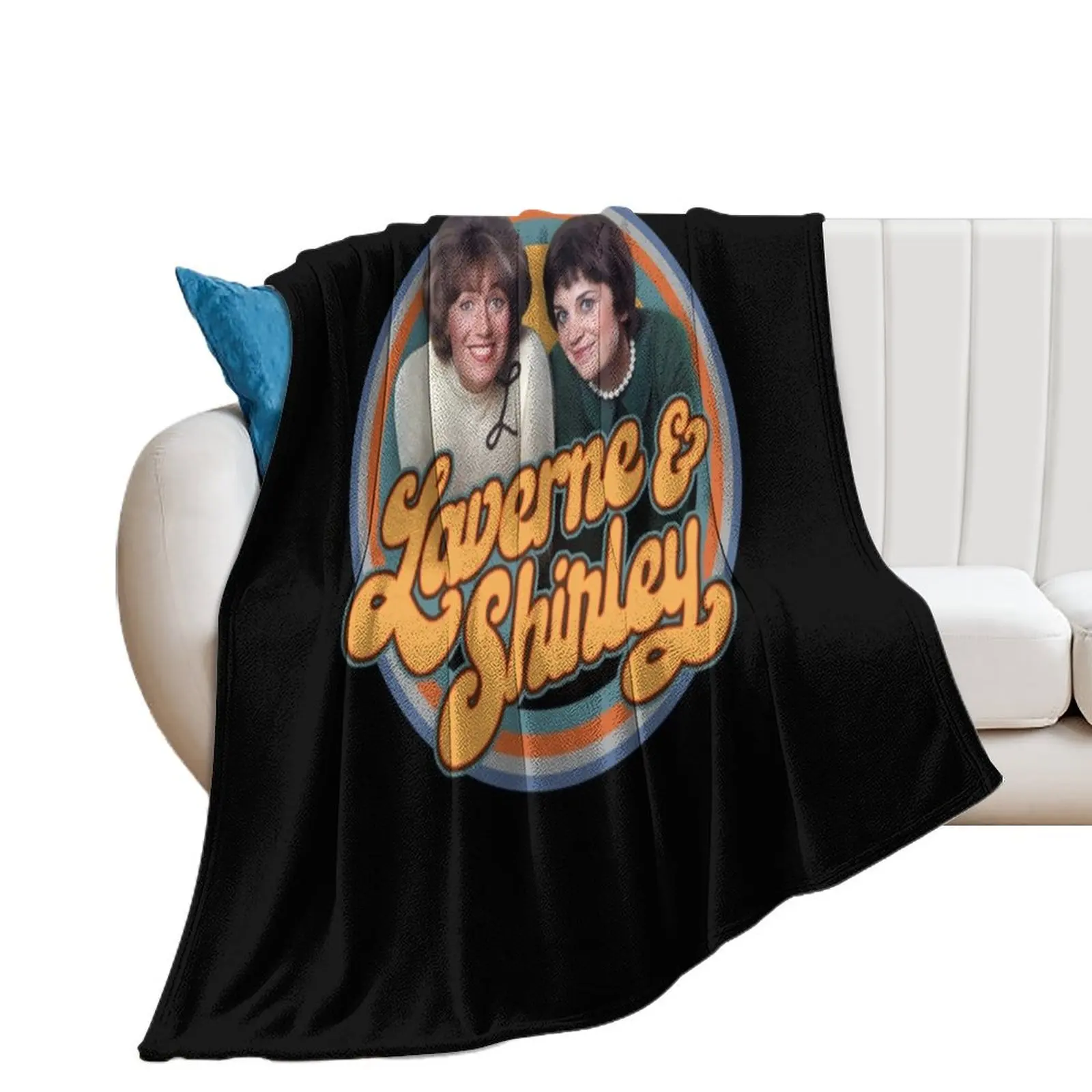 Laverne And Shirley T-ShirtLaverne and shirley Throw Blanket Plush Plaid Multi-Purpose Blankets