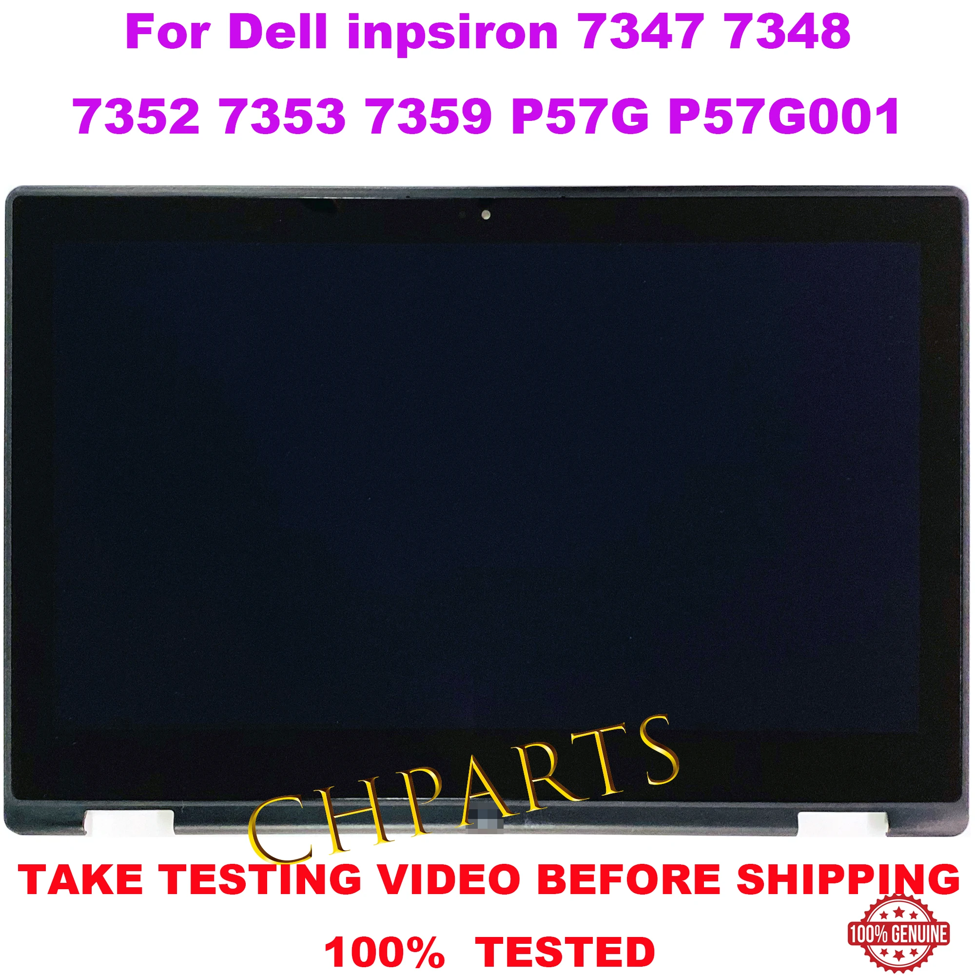 

13.3" FHD 1920*1080 For Dell Inspiron 13 7347 7348 7352 7353 7359 P57G LCD Screen Touch Digitizer Replacement Assembly