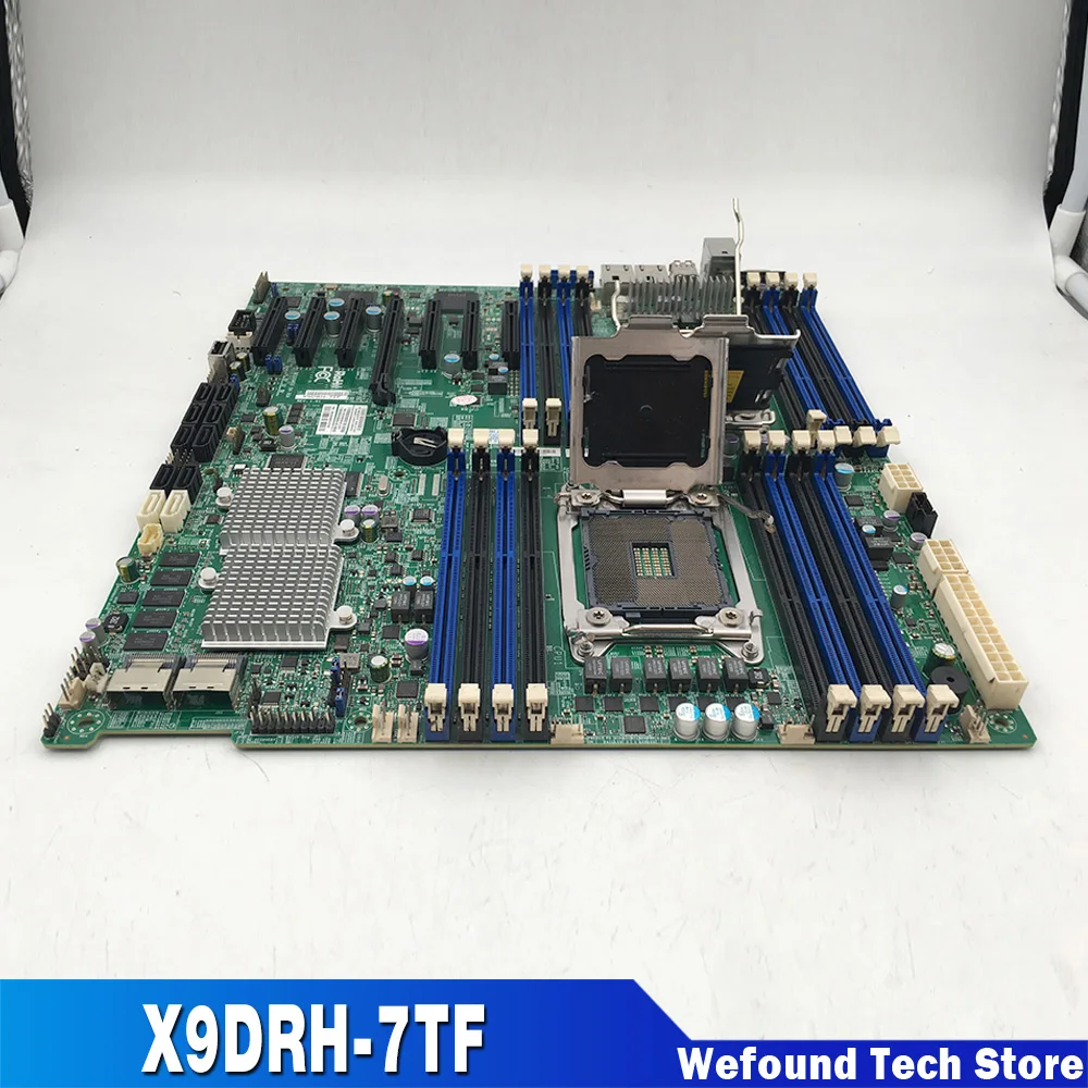 Server Motherboard Support E5-2600 V1/V2 Family ECC LGA2011 DDR3 X540 Dual Port 10GBase-T For Supermicro X9DRH-7TF