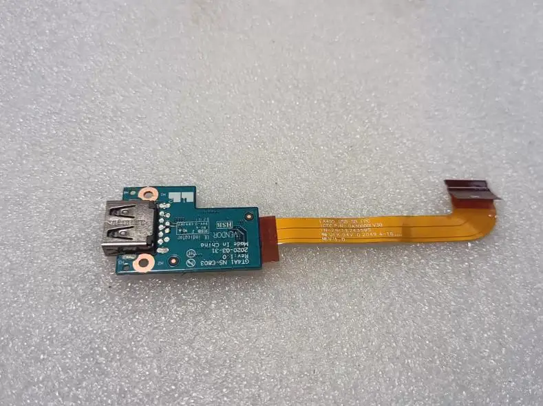 

ОРИГИНАЛЬНАЯ USB-ПЛАТА ДЛЯ LENOVO Thinkpad P14s T14 Gen1 NS-C803 FA495 С ГИБКИМ КАБЕЛЕМ