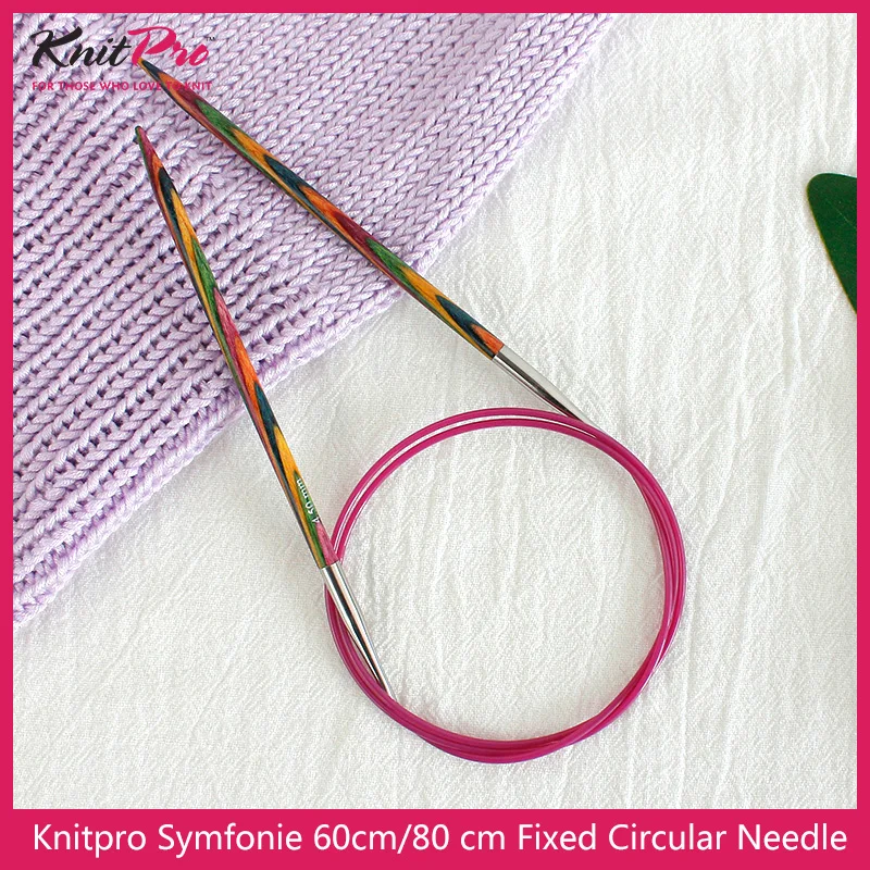 1 piece Knitpro Symfonie 60cm/ 80cm Fixed Circular Needle