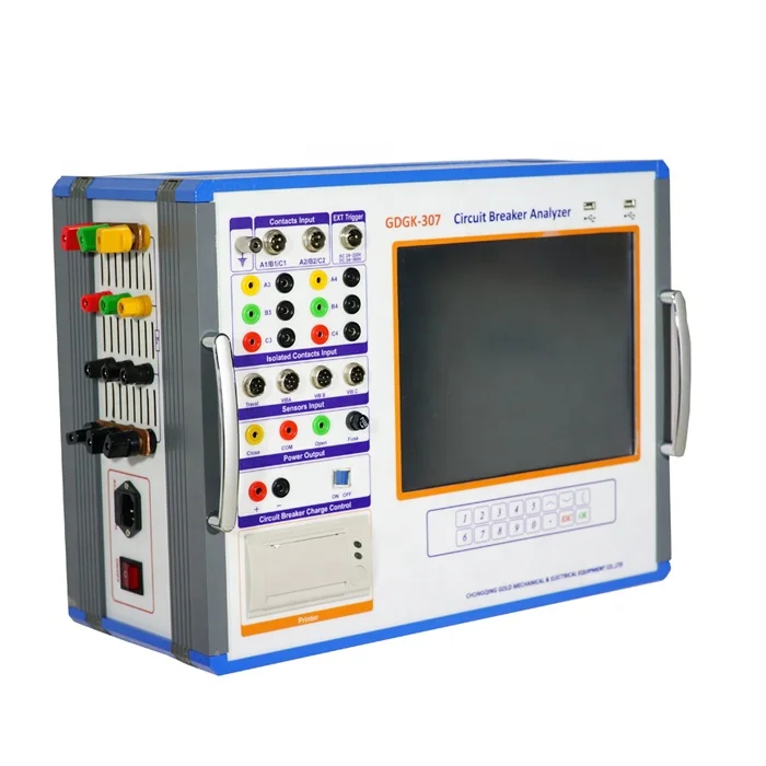 GDGK-307 High Voltage Circuit Breaker Dynamic Resistance Tester MCB Circuit Breaker Analyzer
