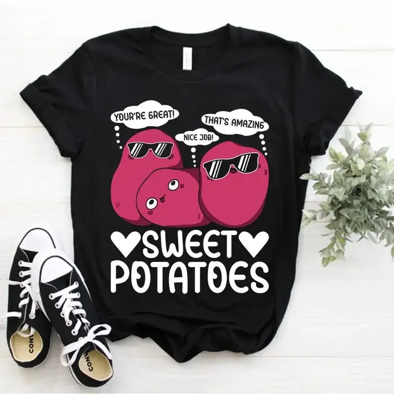 Sweet Potato Motivation Root Vegetable Camote Vegetarian T Shirt Size S 5xl