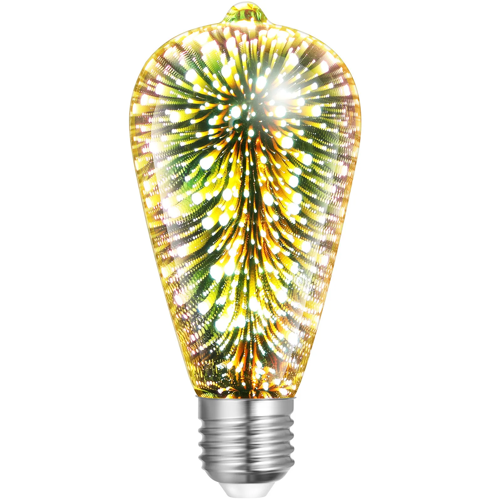 

Светодиодная лампа-ночник с 3D-эффектом стекла для праздничных мероприятий: потрясающее декоративное освещение, идея для подарка, ослепительные лампочки