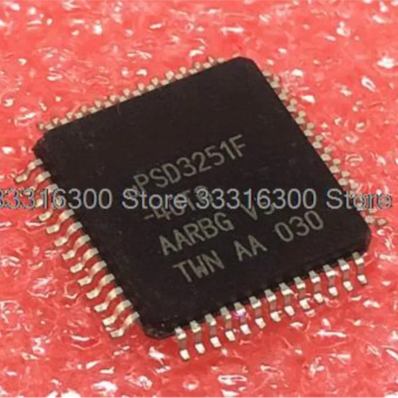 3PCS New UPSD3251F-40T6   QFP52  Microcontroller chip IC