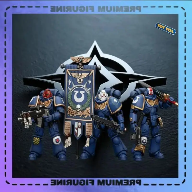 

JOYTOY Dark Sources Warhammer 40K Extreme Warrior Warband Heroic Trio 1:18 полностью подвижные боевые солдатские манекены