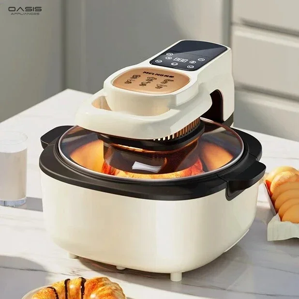 

No Flip Air Fryer - New. Home Large Capacity. Multi-Function. Visual. Automatic Deep Frying Pan.