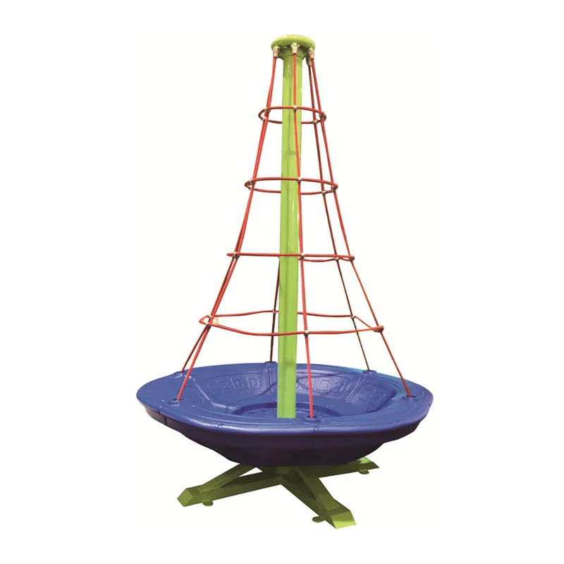 Outdoor Commercial Multifunctional Unpowered Spinning Rope Climber Playground Equipment for Children
