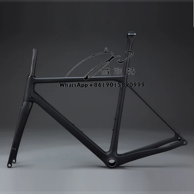 

Carbon Fiber Thru Alxe Bike Frame for Flat Disc Brake Mount FM088