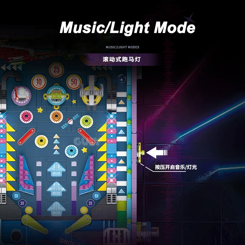 Moc Idée jeu de Table de Pingball blocs de construction techniques grand modèle difficile assembler des briques jouet coffret cadeau d'anniversaire adulte enfant garçon