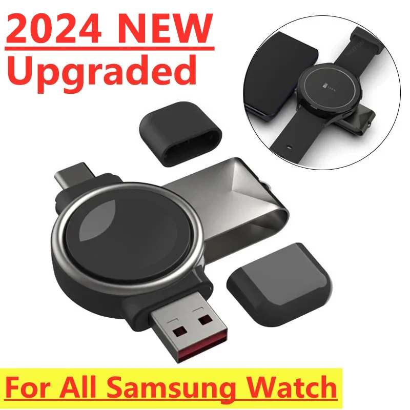 Watch Wireless Charger For Galaxy Watch 4 Charger Type C Fast Charging Dock Station For Samsung Galaxy Watch 5 Pro/4/3/Active 2