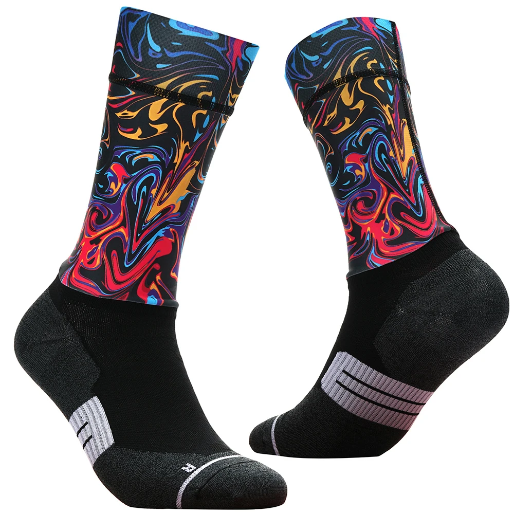 Sport profession elle Rad socken rutsch feste atmungsaktive Fahrrads ocken Socken Kompression Fahrrad flotte Renn socken Männer und Frauen