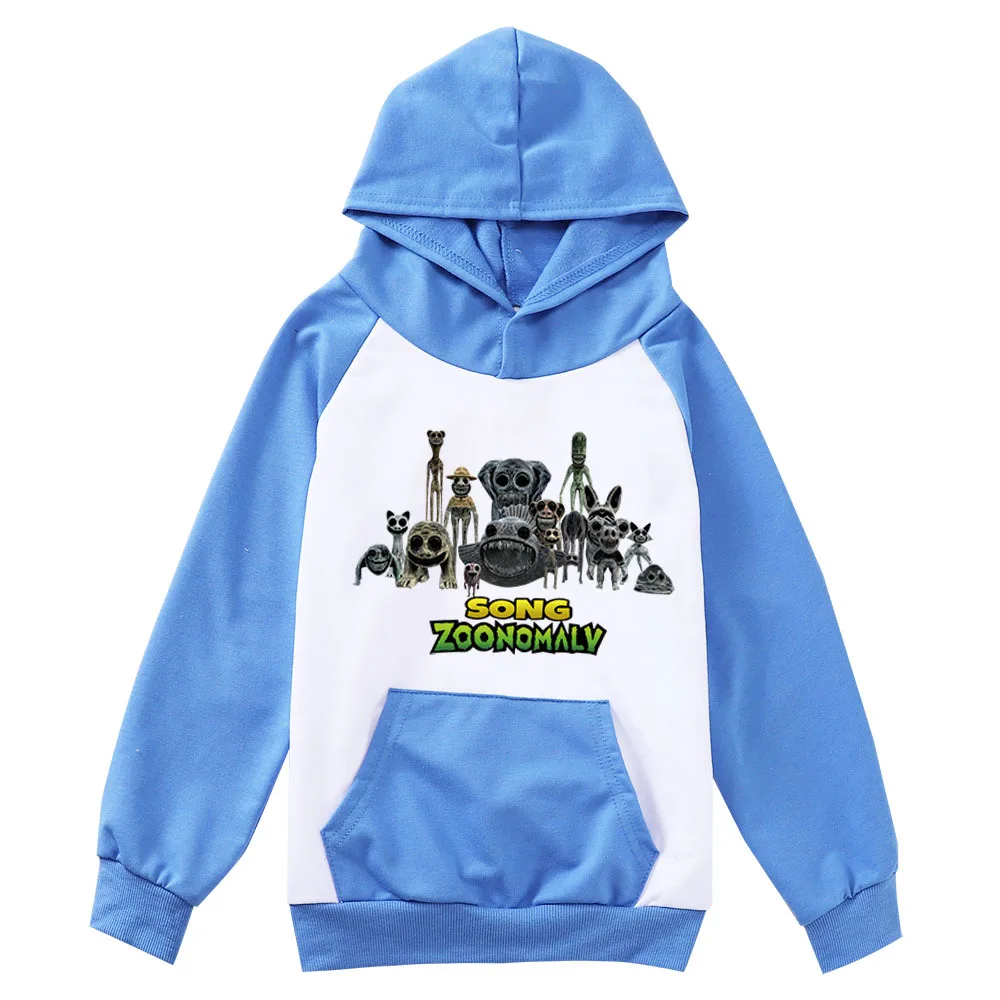 

Kids ZOONOMALY Print Clothes Boys Girls Cotton Sweatshirt Anime Game Pullover Hip Hop Teenager Hoodie Children Clothing