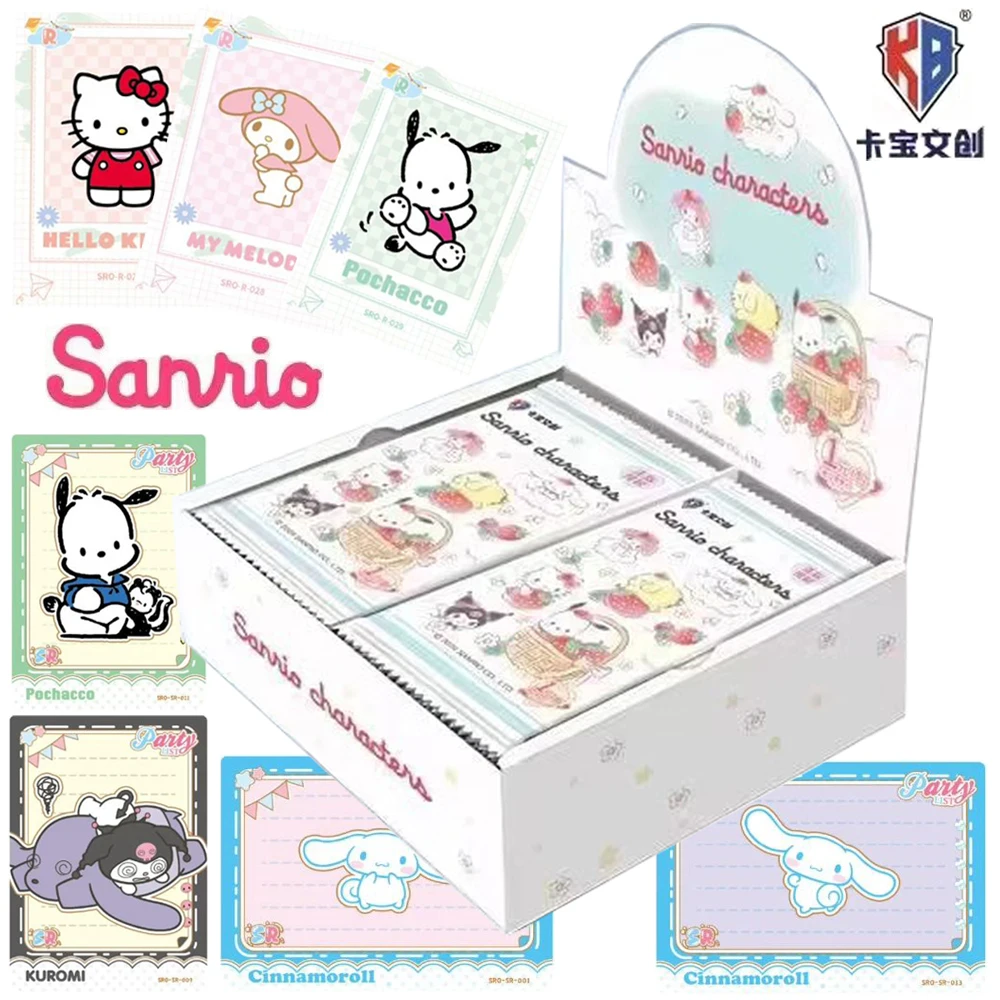 

Original Sanrio Card For Children Pom Pom Purin Hello Kitty Cinnamoroll Exquisite Limited Game Collection Card Christmas Gifts