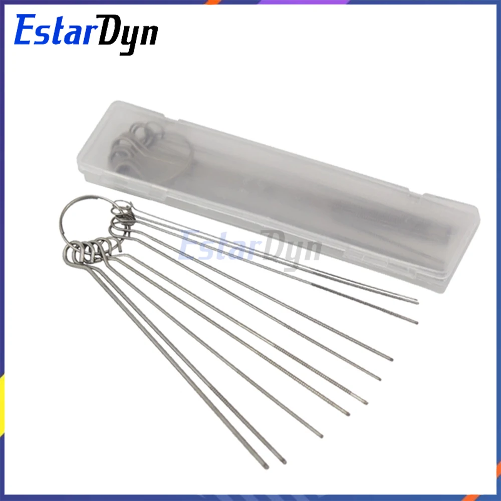 10 Stainless Steel Needle Set PCB Electronic Circuit Through Hole Needle Desoldering Welding Repair Tool 100mm 0.5-1.5mm 10 sets