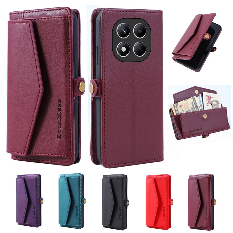 Wallet Flip Case For Redmi Note 14 14s Cover Redmi Note 14 Pro Phone Case Xiaomi Case Redmi Note14 Pro Plus Global Version 4G 5G