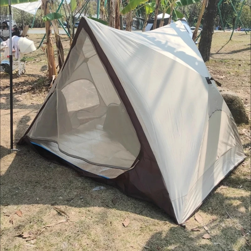 

Portable Camping Fully Automatic Quick Opening Sun Protection Sand Large Space Park Tent Outdoor Beach Triangle Tent